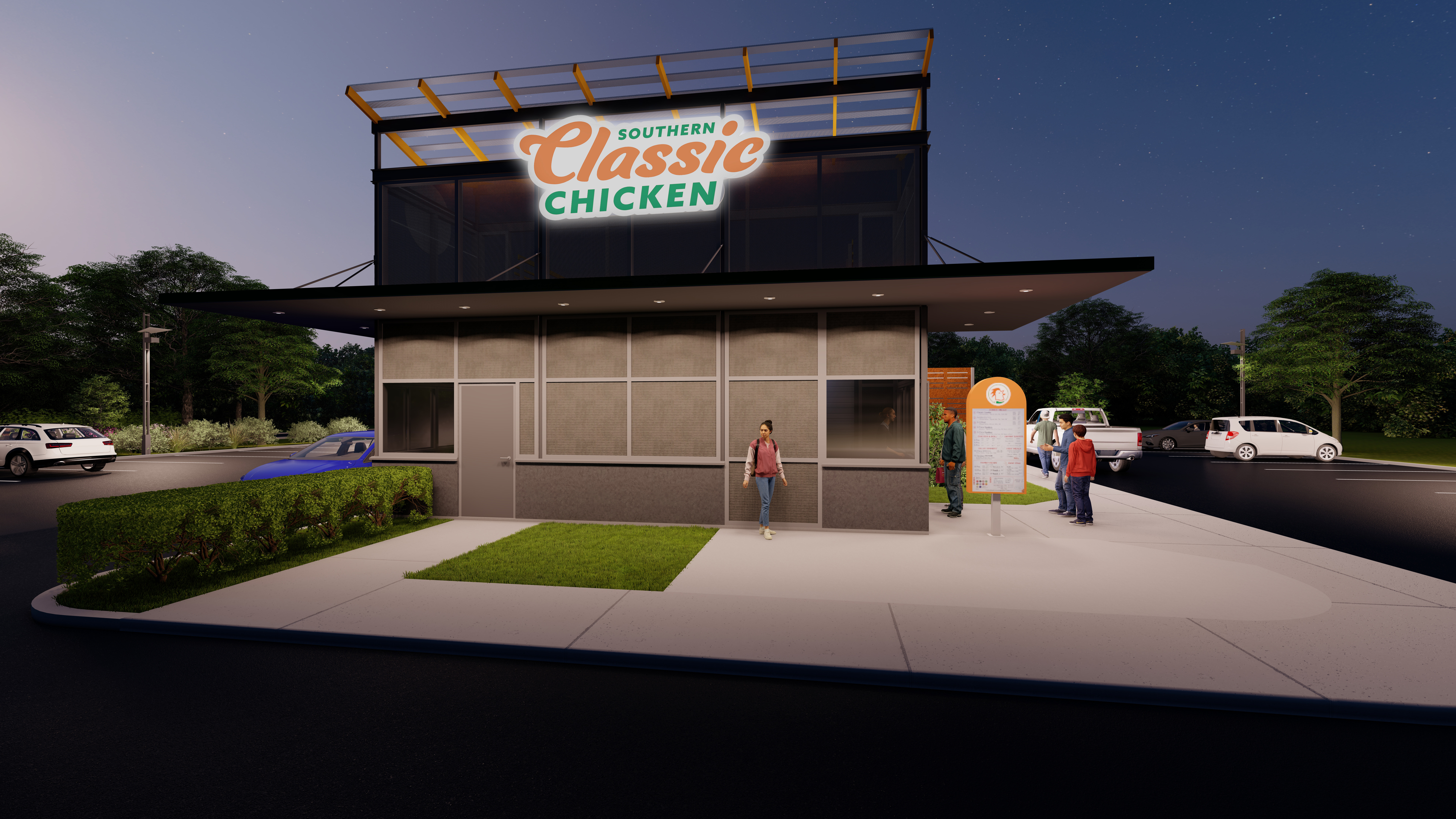 Southern Classic Chicken corner view